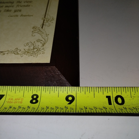 Vtg Holly Hobbie Wood Plaque What The World Needs American Greeting & Footprints - Picture 9 of 16